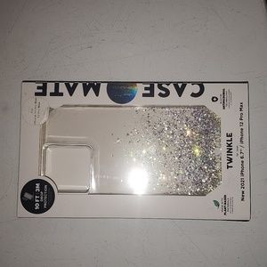 Clear case with twinkle on the back